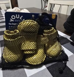 Youly Yellow Dog Boots Set